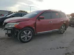 Salvage cars for sale at Orlando, FL auction: 2016 Nissan Pathfinder S