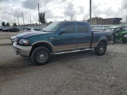 Ford salvage cars for sale: 2003 Ford F150 Supercrew