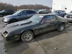 Salvage cars for sale at Windsor, NJ auction: 1987 Chevrolet Camaro