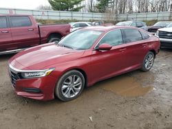 Honda salvage cars for sale: 2019 Honda Accord LX