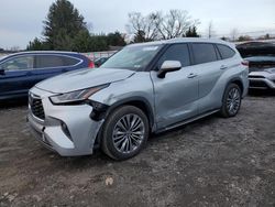 2022 Toyota Highlander Hybrid Platinum en venta en Finksburg, MD