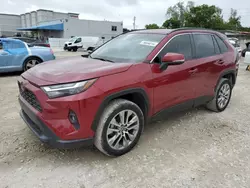 Salvage cars for sale from Copart Opa Locka, FL: 2022 Toyota Rav4 XLE Premium