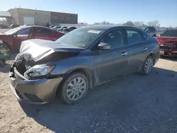 Salvage cars for sale at Kansas City, KS auction: 2017 Nissan Sentra S