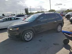 Jeep salvage cars for sale: 2021 Jeep Cherokee Latitude