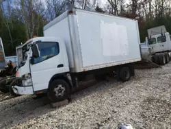 Salvage trucks for sale at West Warren, MA auction: 2005 Mitsubishi Fuso Truck OF America INC FE 83D