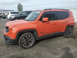 Salvage SUVs for sale at auction: 2018 Jeep Renegade Latitude