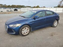 Salvage cars for sale at Dunn, NC auction: 2017 Hyundai Elantra SE