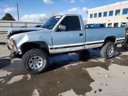 Salvage trucks for sale at Littleton, CO auction: 1990 Chevrolet GMT-400 K1500