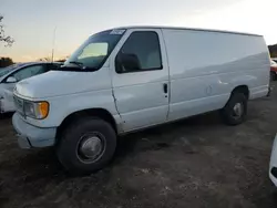 Salvage trucks for sale at San Martin, CA auction: 2001 Ford Econoline E350 Super Duty Van