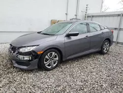 Salvage cars for sale at Columbus, OH auction: 2017 Honda Civic LX