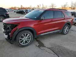 Salvage cars for sale at Bridgeton, MO auction: 2020 Ford Explorer XLT