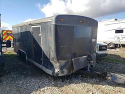 Salvage trucks for sale at Cicero, IN auction: 1999 Haulmark Encl Trailer