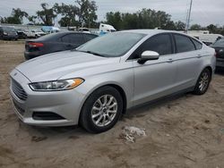 Salvage cars for sale at Riverview, FL auction: 2015 Ford Fusion S