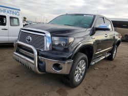 Toyota salvage cars for sale: 2012 Toyota Tundra Crewmax Limited