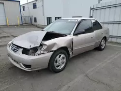 Salvage cars for sale from Copart Vallejo, CA: 2001 Toyota Corolla CE