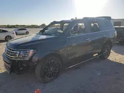 Salvage cars for sale at San Antonio, TX auction: 2021 Ford Expedition Limited