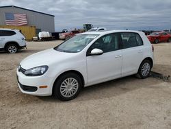 Salvage cars for sale from Copart Amarillo, TX: 2012 Volkswagen Golf