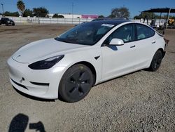 Salvage cars for sale at San Diego, CA auction: 2021 Tesla Model 3