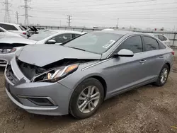 Salvage cars for sale at Elgin, IL auction: 2017 Hyundai Sonata SE