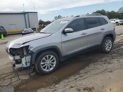 Salvage cars for sale at Florence, MS auction: 2019 Jeep Cherokee Latitude