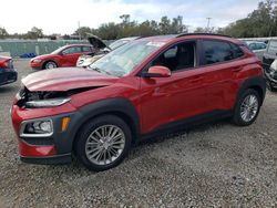 Salvage cars for sale at Riverview, FL auction: 2018 Hyundai Kona SEL