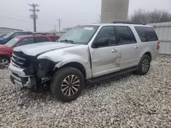 Salvage Cars with No Bids Yet For Sale at auction: 2017 Ford Expedition EL XLT