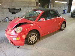 Volkswagen salvage cars for sale: 2004 Volkswagen New Beetle GLS