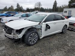 Salvage cars for sale from Copart Graham, WA: 2018 Honda Accord Touring Hybrid