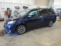 Salvage cars for sale at Mcfarland, WI auction: 2020 Toyota Sienna XLE