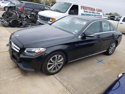 Salvage cars for sale at Wilmer, TX auction: 2015 Mercedes-Benz C300