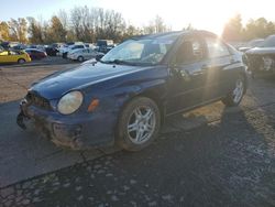 Salvage cars for sale from Copart Portland, OR: 2003 Subaru Impreza RS