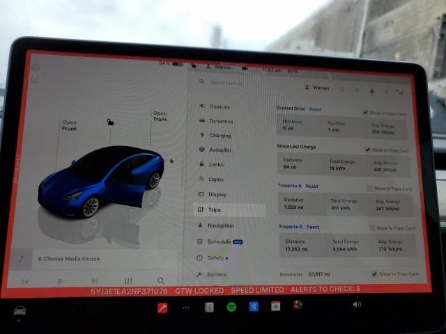 2022 Tesla Model 3