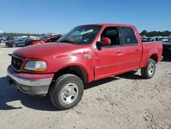 Ford salvage cars for sale: 2002 Ford F150 Supercrew