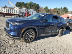 Salvage cars for sale at auction: 2022 Infiniti QX60 Pure