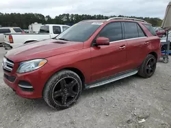 Mercedes-Benz salvage cars for sale: 2016 Mercedes-Benz GLE 350