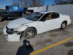 Chevrolet Montecarlo salvage cars for sale: 2000 Chevrolet Monte Carlo SS