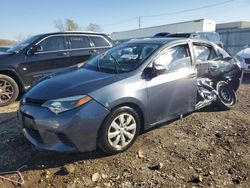 Salvage cars for sale at Chicago Heights, IL auction: 2014 Toyota Corolla L