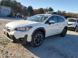 Salvage cars for sale from Copart Mendon, MA: 2021 Subaru Crosstrek Premium