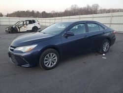 Salvage cars for sale at Assonet, MA auction: 2016 Toyota Camry LE