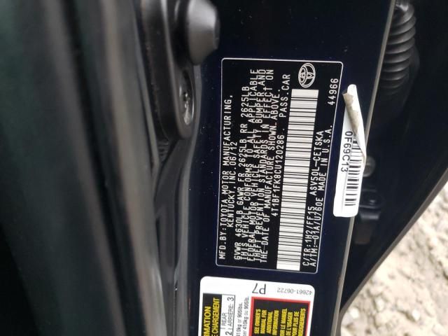 2012 Toyota Camry Base