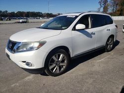 Salvage cars for sale at Dunn, NC auction: 2014 Nissan Pathfinder S