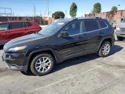 Salvage cars for sale at Wilmington, CA auction: 2017 Jeep Cherokee Latitude