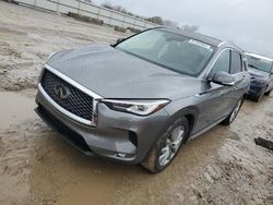 Salvage cars for sale at Kansas City, KS auction: 2020 Infiniti QX50 Pure