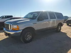 Ford Excursion salvage cars for sale: 2001 Ford Excursion XLT