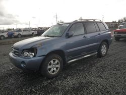 Salvage cars for sale at Eugene, OR auction: 2002 Toyota Highlander Limited