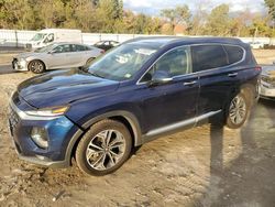 Salvage cars for sale at Hampton, VA auction: 2019 Hyundai Santa FE Limited