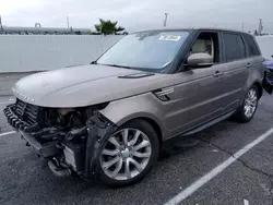 Land Rover Vehiculos salvage en venta: 2017 Land Rover Range Rover Sport HSE