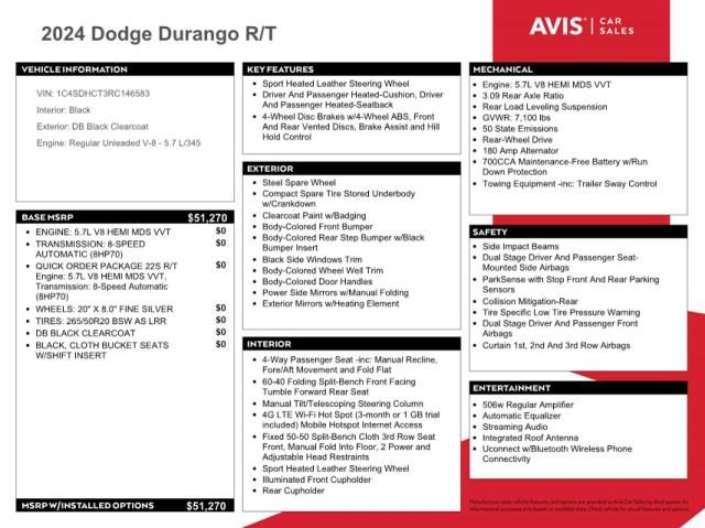 2024 Dodge Durango R/T