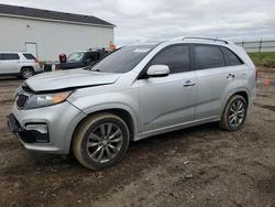 Salvage cars for sale at Portland, MI auction: 2013 KIA Sorento SX