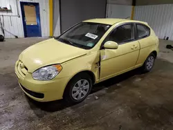 Hyundai salvage cars for sale: 2010 Hyundai Accent Blue